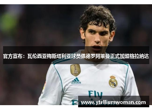 官方宣布：瓦伦西亚梅斯塔利亚球员佩德罗阿莱曼正式加盟格拉纳达